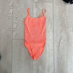 Vibrant Orange Swimsuit